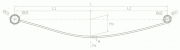 1 лист задней рессоры HYUNDAI 701106HD-2912101-10 1 лист задней рессоры HYUNDAI 701106HD-2912101-10